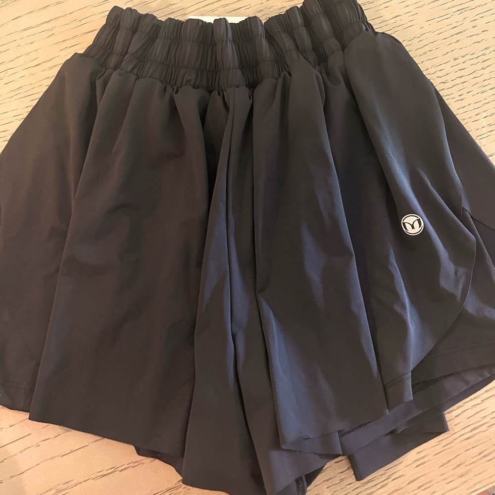 Flowly Shorts- black, new with tags Xsmall